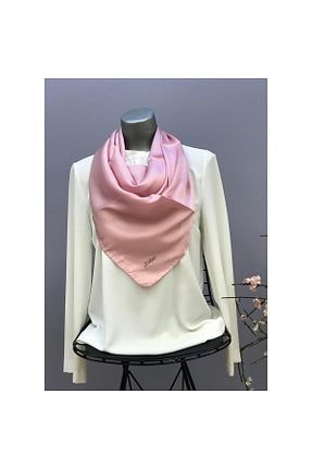 روسری صورتی پنبه پلی استر Balse - کد 122613445