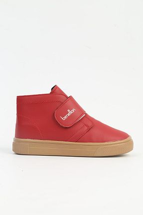 کفش اسنیکر قرمز بچه گانه چسبی Benetton - کد 860919023