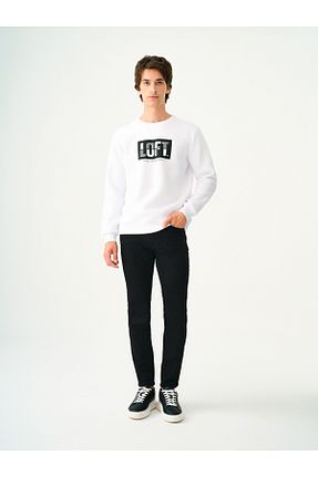 شلوار مشکی مردانه پارچه Loft - کد 860918638