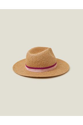 کلاه بژ زنانه حصیر Accessorize - کد 822156631