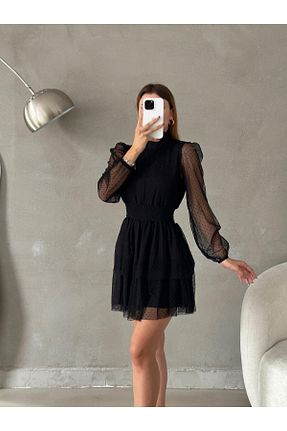 لباس مجلسی و فارغ التحصیلی مشکی زنانه شیفون AVVER - کد 860926091