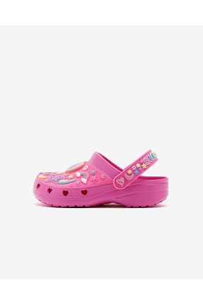 صندل صورتی بچه گانه پاشنه تخت Skechers - کد 822937181