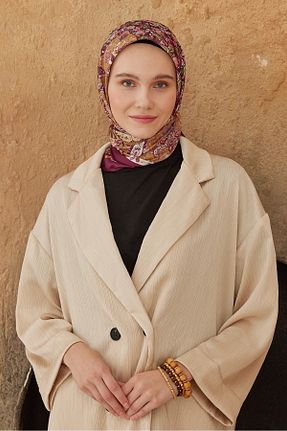 شال بنفش زنانه Poly Twill ALKIN SCARF - کد 860947306