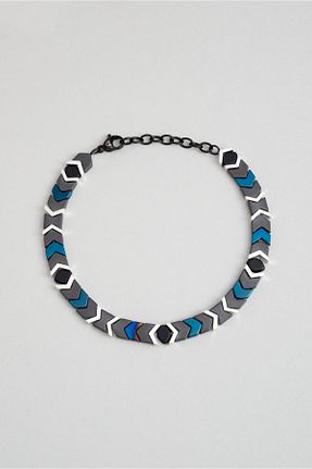 دستبند استیل (فولاد) آبی مردانه استیل (فولاد) So Chic - کد 860945248