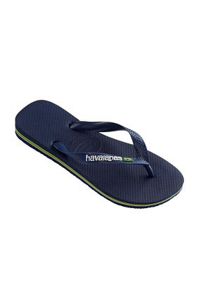 دمپائی سرمه ای زنانه پاشنه تخت Havaianas - کد 2559984