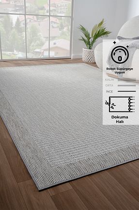 گلیم بژ Jüt Konfor Halı - کد 809692398