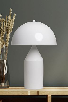 چراغ مطالعه / رومیزی سفید فلزی Bamyum - کد 819624294