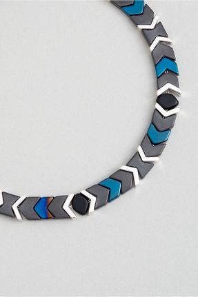دستبند استیل (فولاد) آبی مردانه استیل (فولاد) So Chic - کد 860945248