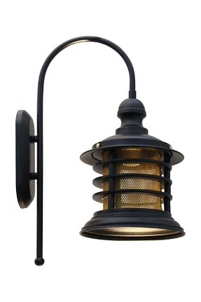 چراغ دیواری مشکی فلزی Bamyum - کد 3499917