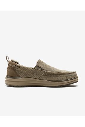 کفش اسنیکر بژ مردانه پارچه Skechers - کد 359394417