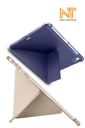 کیف تبلت آبی Apple Uyumlu Nezih Case - کد 860718313