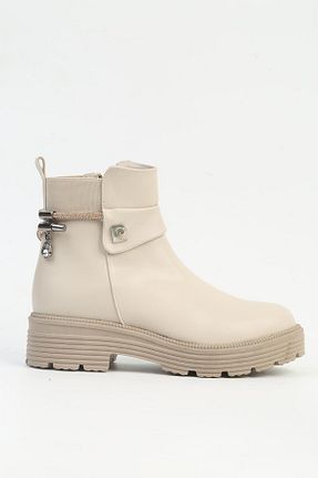 بوت / نیم بوت نباتی زنانه پاشنه تخت Pierre Cardin - کد 860984116