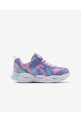 کفش اسنیکر سرمه ای بچه گانه چسبی Skechers - کد 816349518
