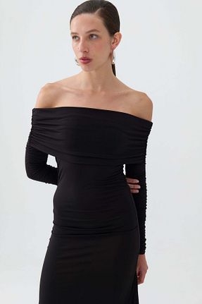 لباس مشکی زنانه بافتنی Nocturne - کد 851238394