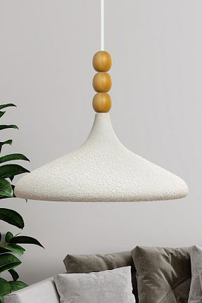 لوستر بژ چوب Bamyum - کد 747814986