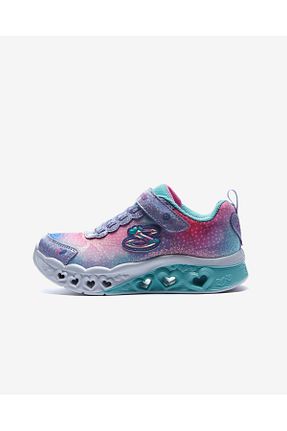 کفش اسنیکر زرشکی بچه گانه بند دار Skechers - کد 742741059