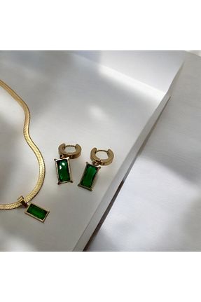 ست جواهر رنگی زنانه فلزی Cennet Tugayoğlu - کد 861000612