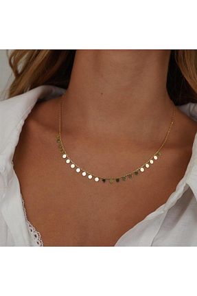 گردنبند طلا زرد زنانه 14 عیار İzgi Kuyumculuk - کد 815945951