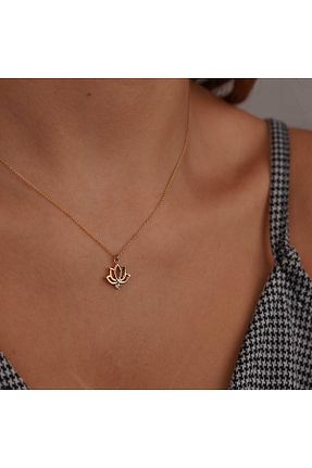 گردنبند طلا زرد زنانه 14 عیار İzgi Kuyumculuk - کد 824853346