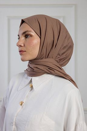 شال قهوه ای زنانه PURESCARFS - کد 860699572