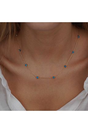 گردنبند طلا زرد زنانه 14 عیار İzgi Kuyumculuk - کد 824853278