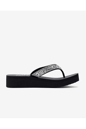 دمپائی مشکی زنانه پاشنه تخت Skechers - کد 822612332