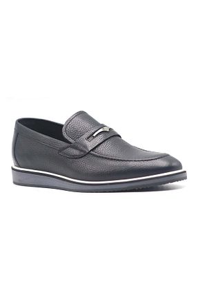 کفش آکسفورد مشکی مردانه چرم خالص Kids Club Shoes - کد 840562174