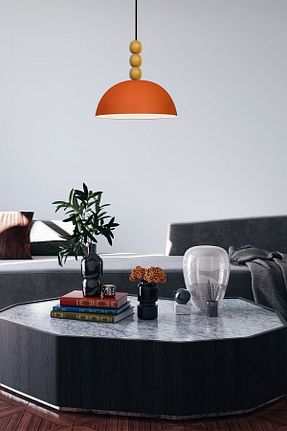 لوستر نارنجی فلزی Bamyum - کد 740072750