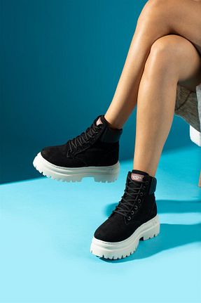 بوت / نیم بوت مشکی زنانه جیر ShoeTek - کد 770507339