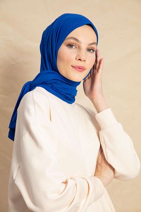 شال سرمه ای زنانه پنبه ای PURESCARFS - کد 849768513
