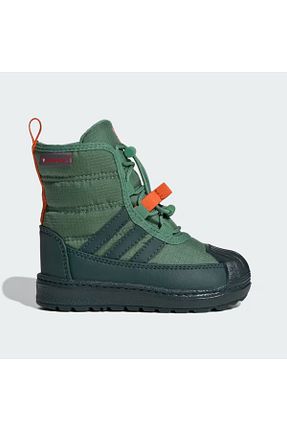 بوت برفی سبز بچه گانه پارچه ای adidas - کد 861021847