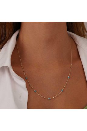 گردنبند طلا زرد زنانه 14 عیار İzgi Kuyumculuk - کد 815947092