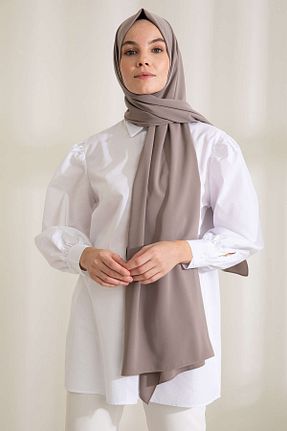 شال طوسی زنانه Medine İpeği PURESCARFS - کد 849617732