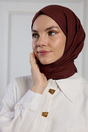 شال قهوه ای زنانه PURESCARFS - کد 860700264