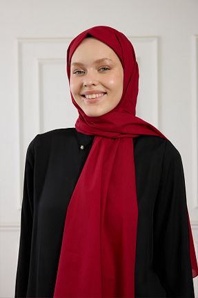 شال زرشکی زنانه PURESCARFS - کد 860699878