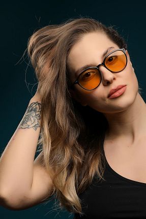 عینک آفتابی مشکی زنانه UV400 Bern Glasses - کد 659915291