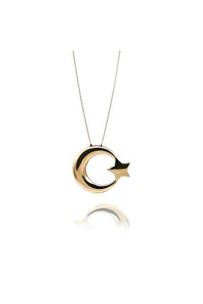گردنبند طلا زرد زنانه 14 عیار İzgi Kuyumculuk - کد 815945426