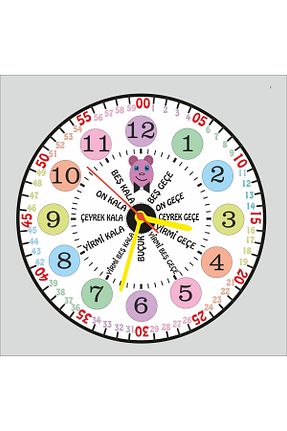 ساعت دیواری سفید 30 * 30 AKTASARIM - کد 861047822