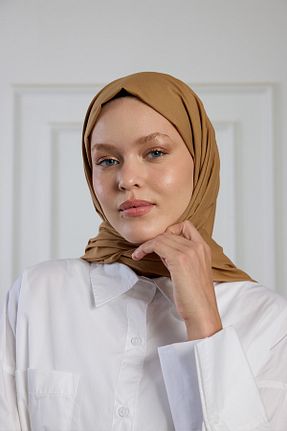 شال قهوه ای زنانه PURESCARFS - کد 860700160