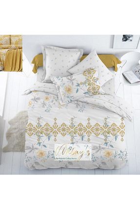 لحاف دونفره قهوه ای 195 x 215 MİLAYS LİFE HOME COLLECTİON - کد 861070234
