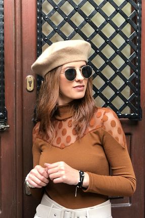 کلاه پشمی بژ زنانه Külah - کد 33690337