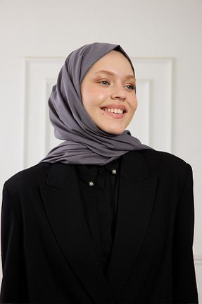 شال طوسی زنانه PURESCARFS - کد 860699576