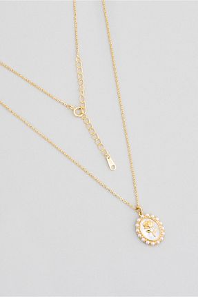 گردنبند مروارید زرد نقره So Chic - کد 809657069