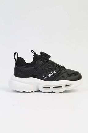 کفش اسنیکر مشکی بچه گانه بند دار Benetton - کد 855761162