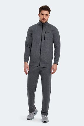 ست گرمکن طوسی مردانه مخلوط پلی استر Slazenger - کد 786847051