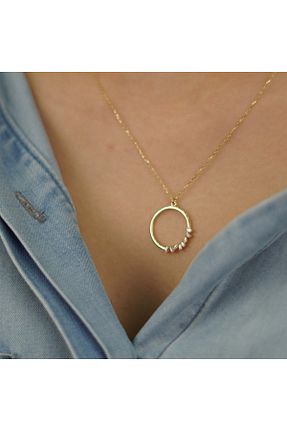 گردنبند طلا زرد زنانه 14 عیار İzgi Kuyumculuk - کد 815947216