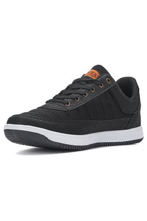 کفش اسنیکر مشکی مردانه بند دار İmerShoes - کد 652669925