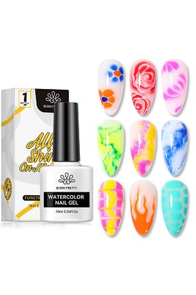 لاک ناخن دائمی سفید Born Pretty - کد 285560877