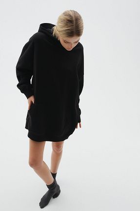 دامن مشکی زنانه پنبه ای H&M - کد 859072410