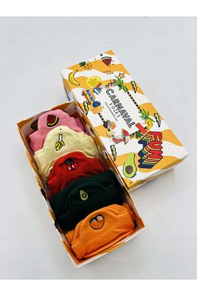 جوراب صورتی زنانه پنبه - الاستین CARNAVAL SOCKS - کد 90080180
